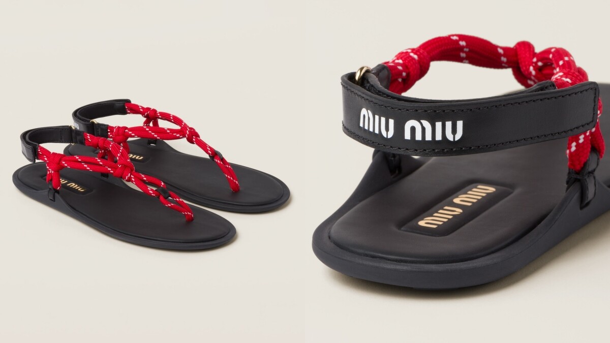 Riviere 繩索及皮革涼鞋 NT.30,000