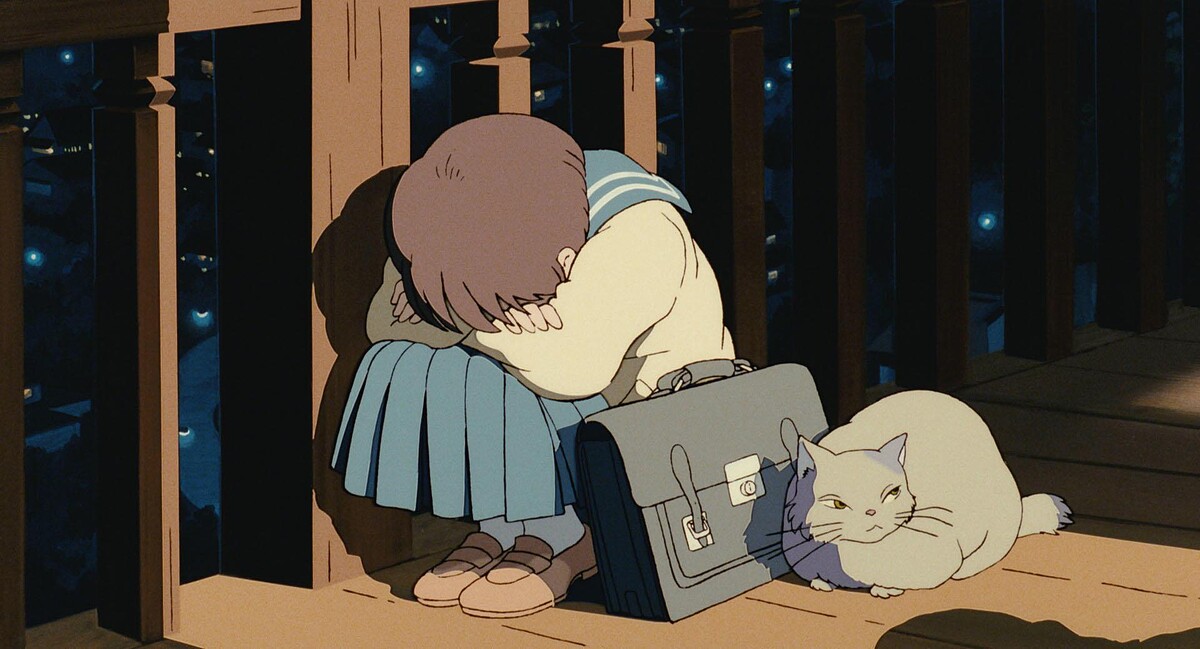 《心之谷》裡的胖胖，被聖司叫阿月，只親近小雫，讓聖司有點不是滋味