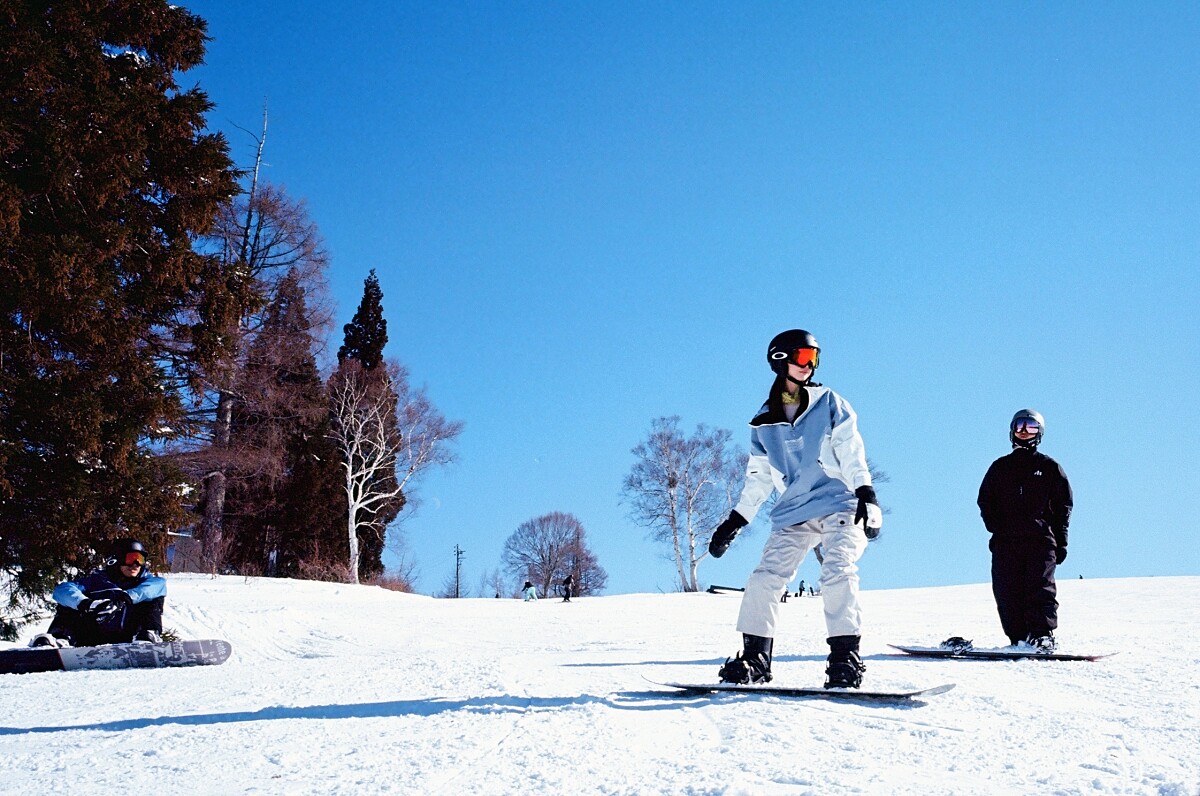 擁有初雪者、高手都能友善滑行的場地。