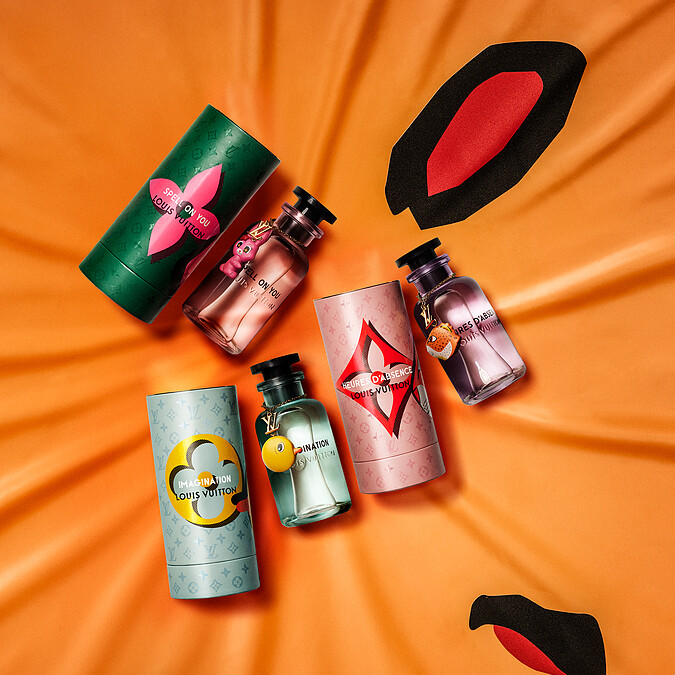 Louis Vuitton路易威登與藝術家孫一鈿合作推出限量版香水。