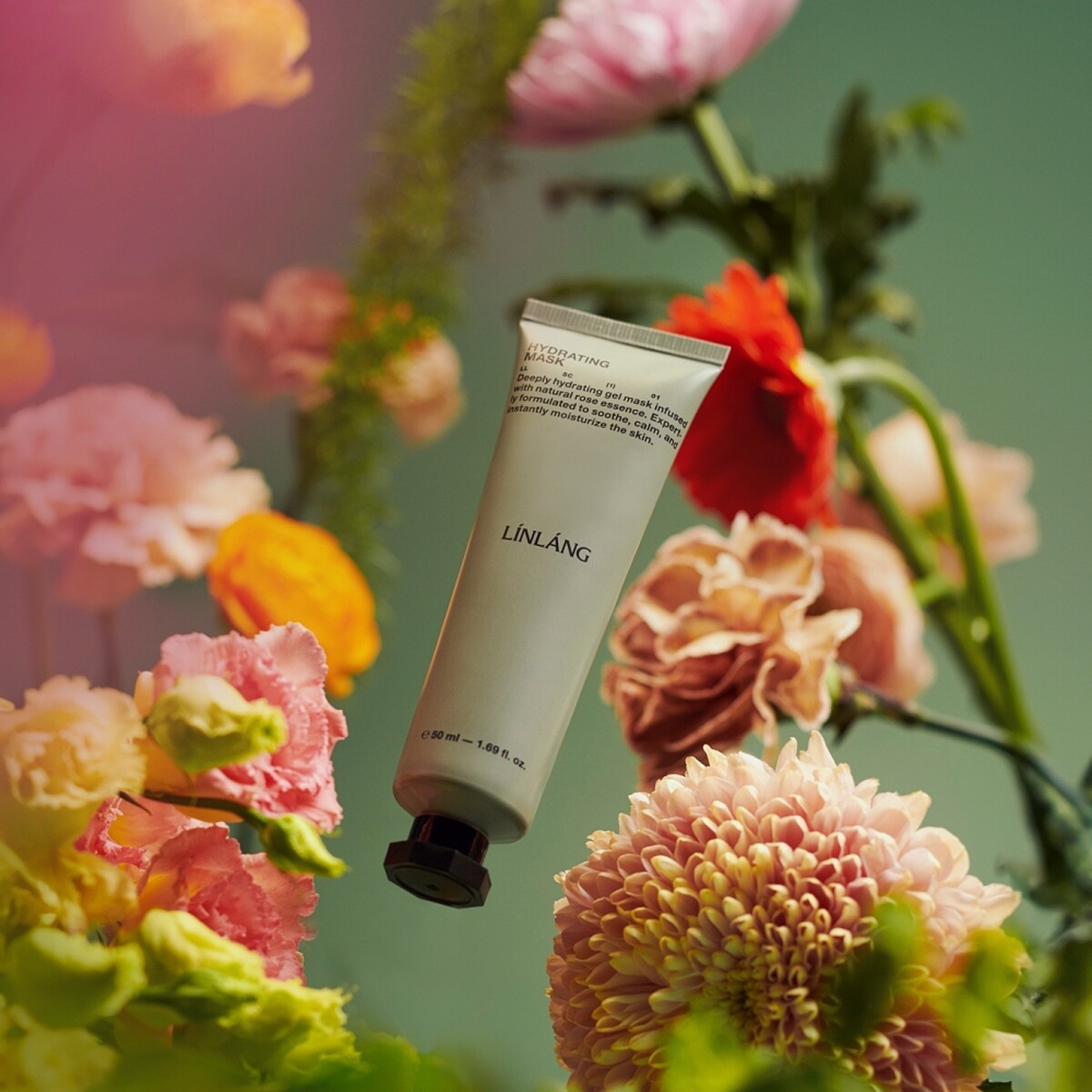 LINLANG大馬士革玫瑰保濕面膜50ml，NT1,080
