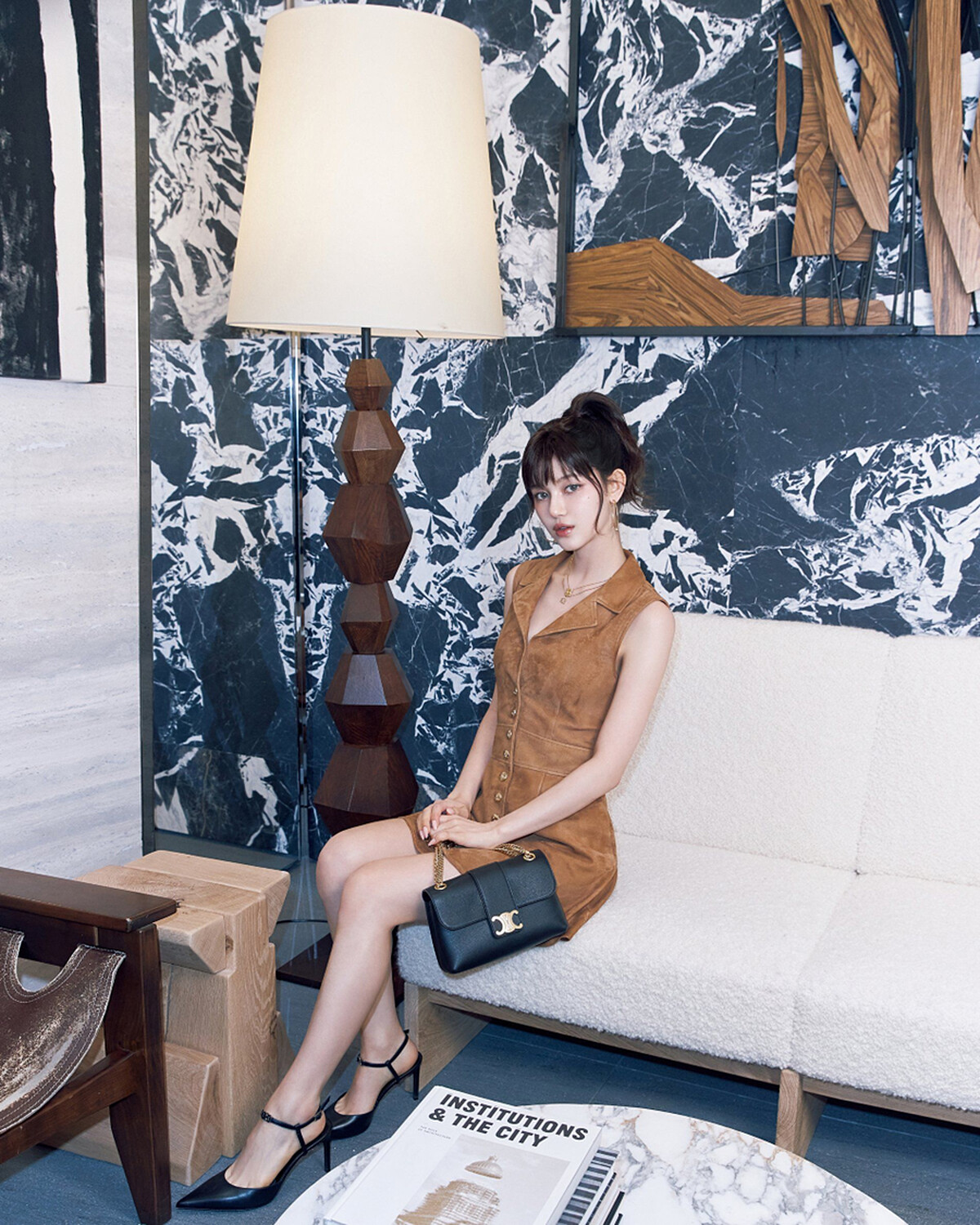 CELINE全球品牌大使Danielle受邀出席CELINE台北101精品店開幕，完美演繹CELINE獨有的時尚風格