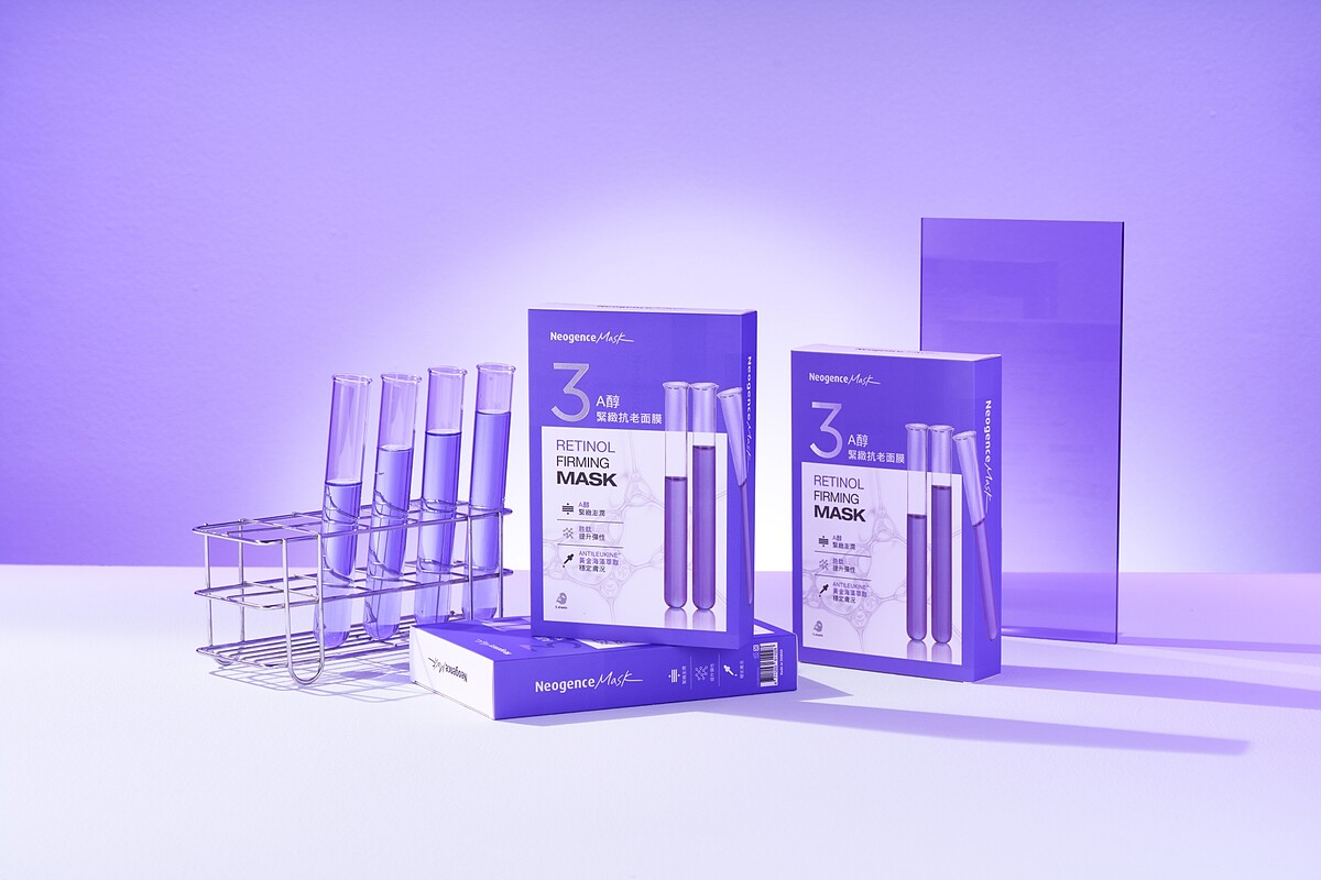 Neogence霓淨思3高機能面膜系列- A醇緊緻抗老面膜一盒五入，NT399