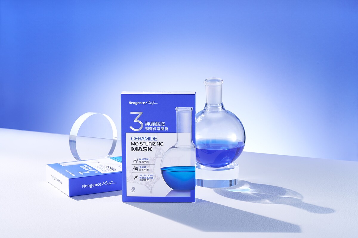 Neogence霓淨思3高機能面膜系列- 神經醯胺潤澤保濕面膜一盒五入，NT399