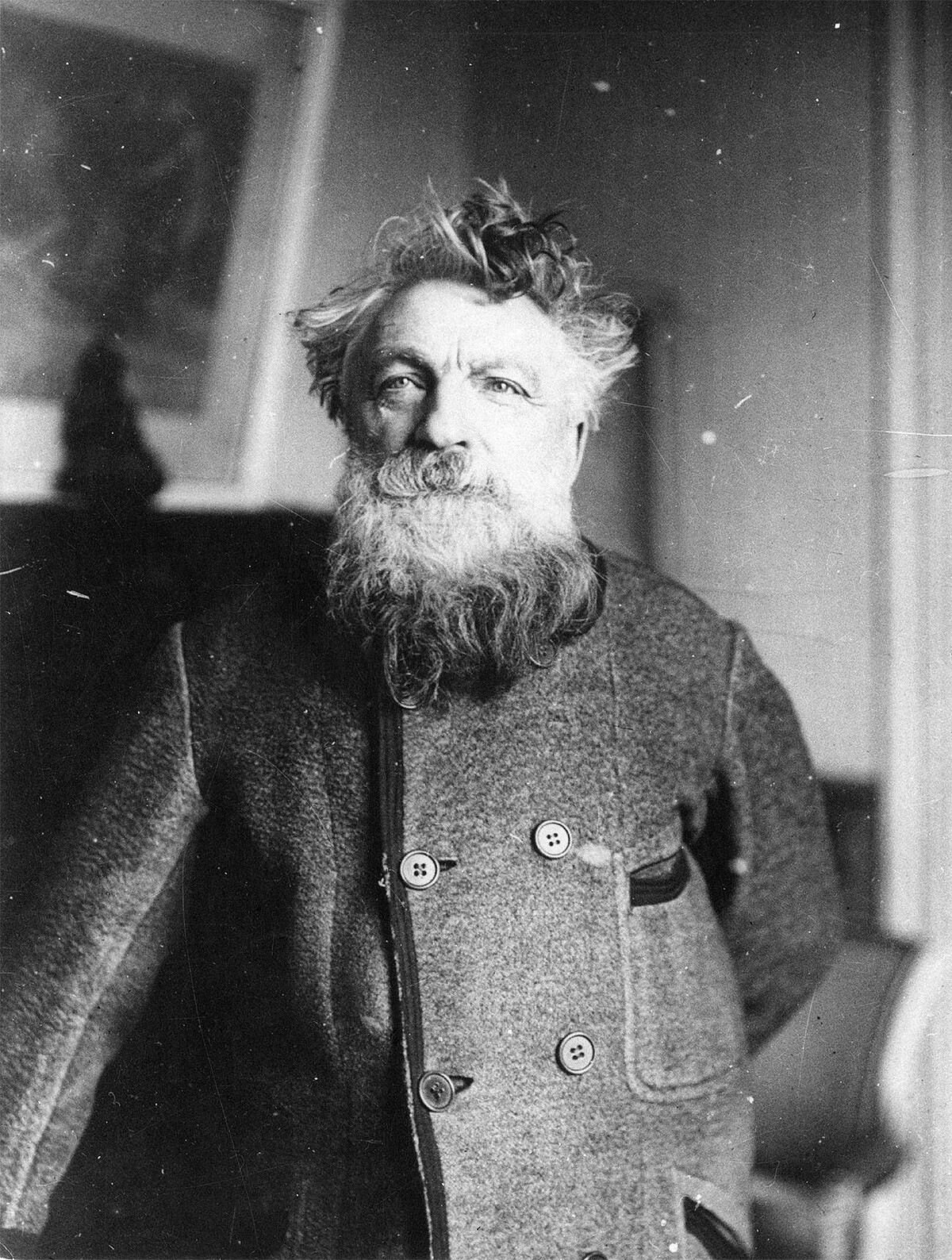 Auguste Rodin, c.1896 (Philadelphia Museum of Art, curatorial files)。photo © 2024 Rodin Museum。