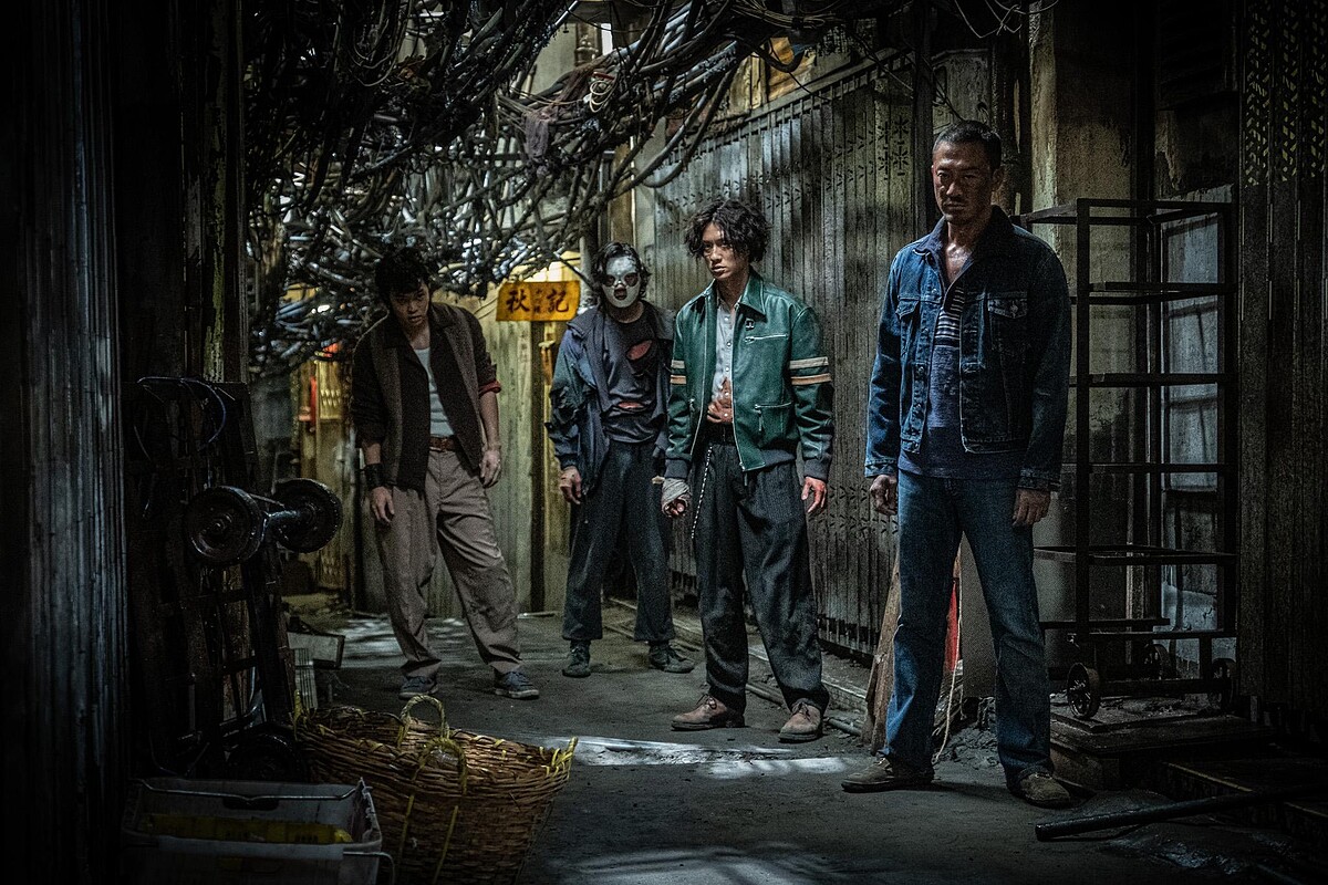 《九龍城寨之圍城》的城寨4少林峯（右起）、劉俊謙、張文傑、胡子彤。