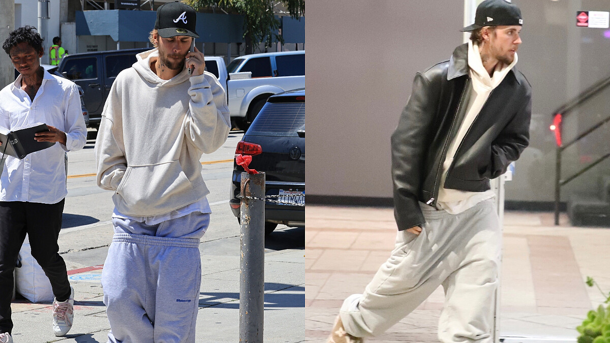 小賈斯汀最新「雙層垮褲」穿搭你Get到了嗎？網友最好奇：為什麼不會掉？