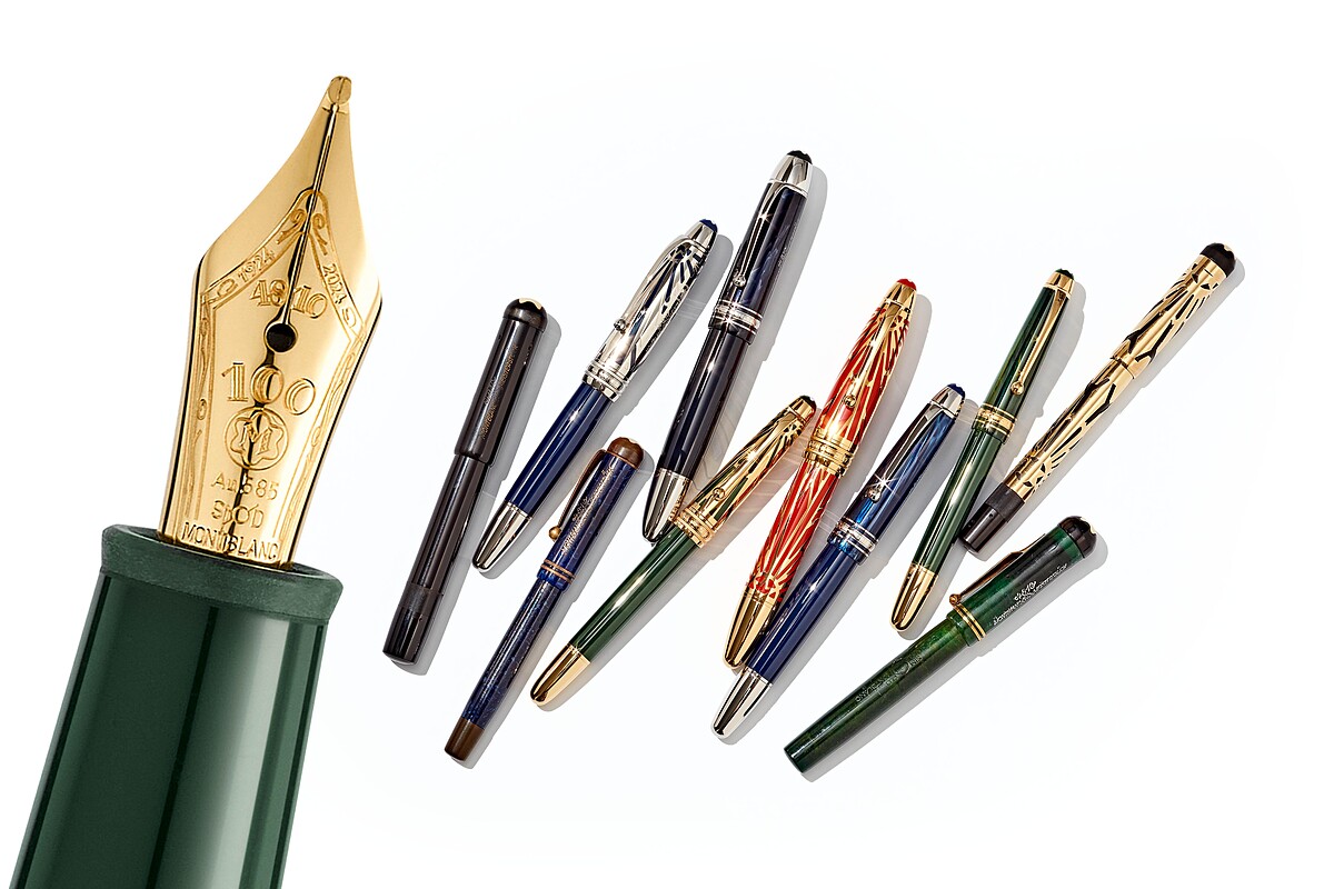 萬寶龍標誌性的 Meisterst&uuml;ck 鋼筆。