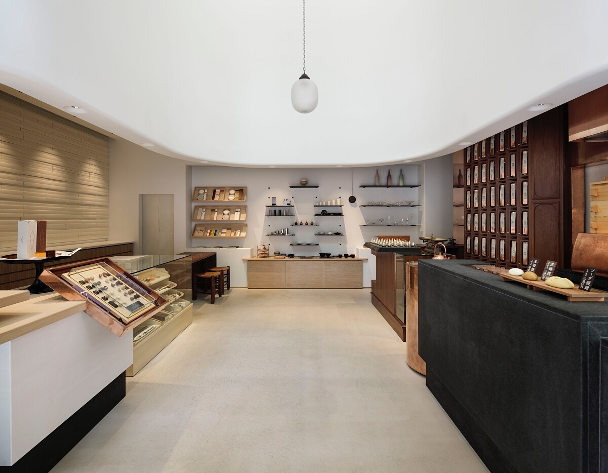 當代摩登的茶藝空間。