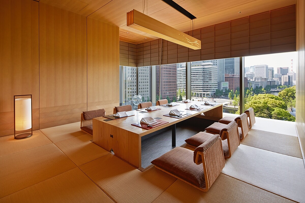 飯店內懷石料理名餐廳「和田倉（Wadakura）」。