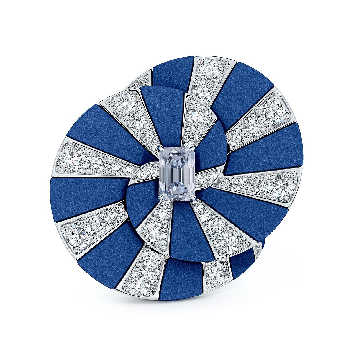 De Beers The Alchemist of Light 高級珠寶系列 Optical Wonder 藍鑽戒指