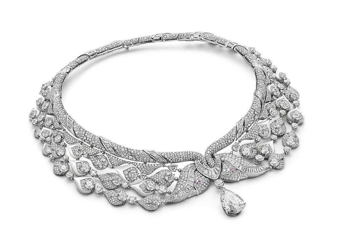 BVLGARI MAGNIFICA系列DIAMOND SWAN頂級鑽石項鍊