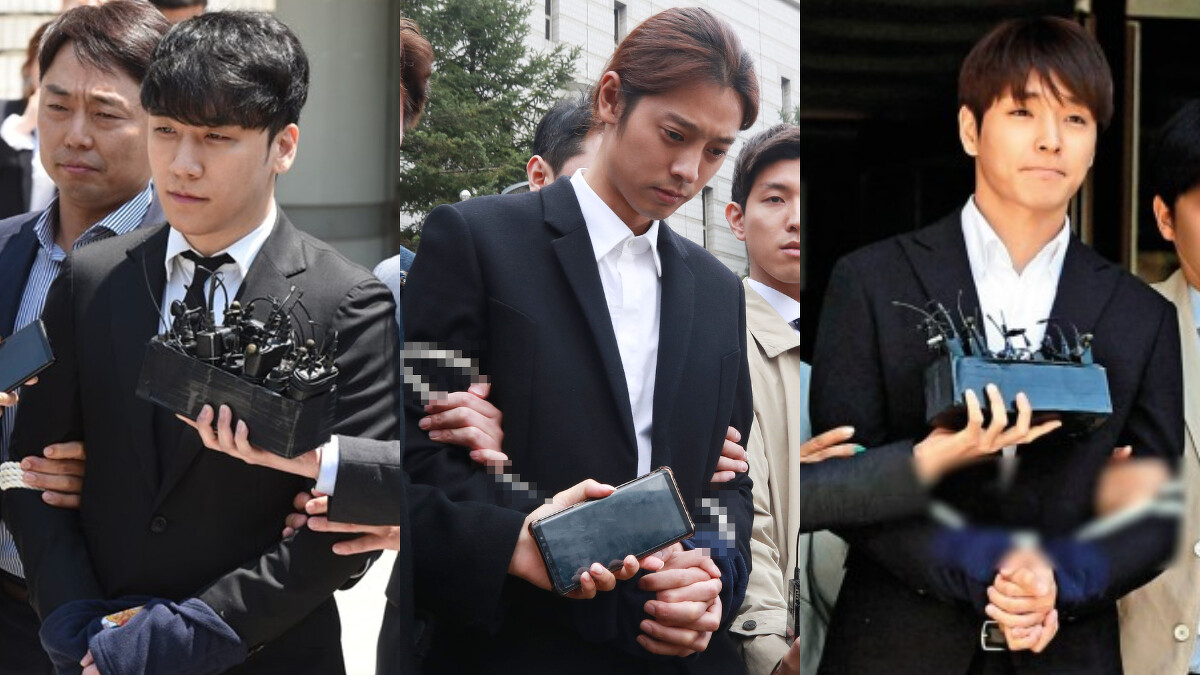 勝利、鄭俊英、崔鍾訓被捕入獄