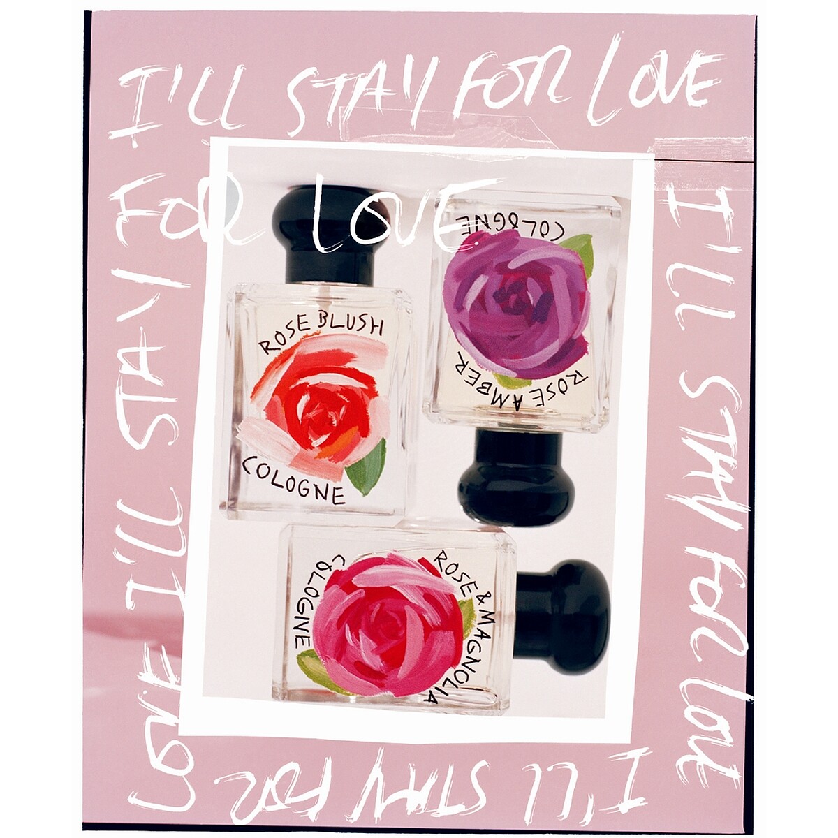 Jo Malone London風格玫瑰系列視覺圖。