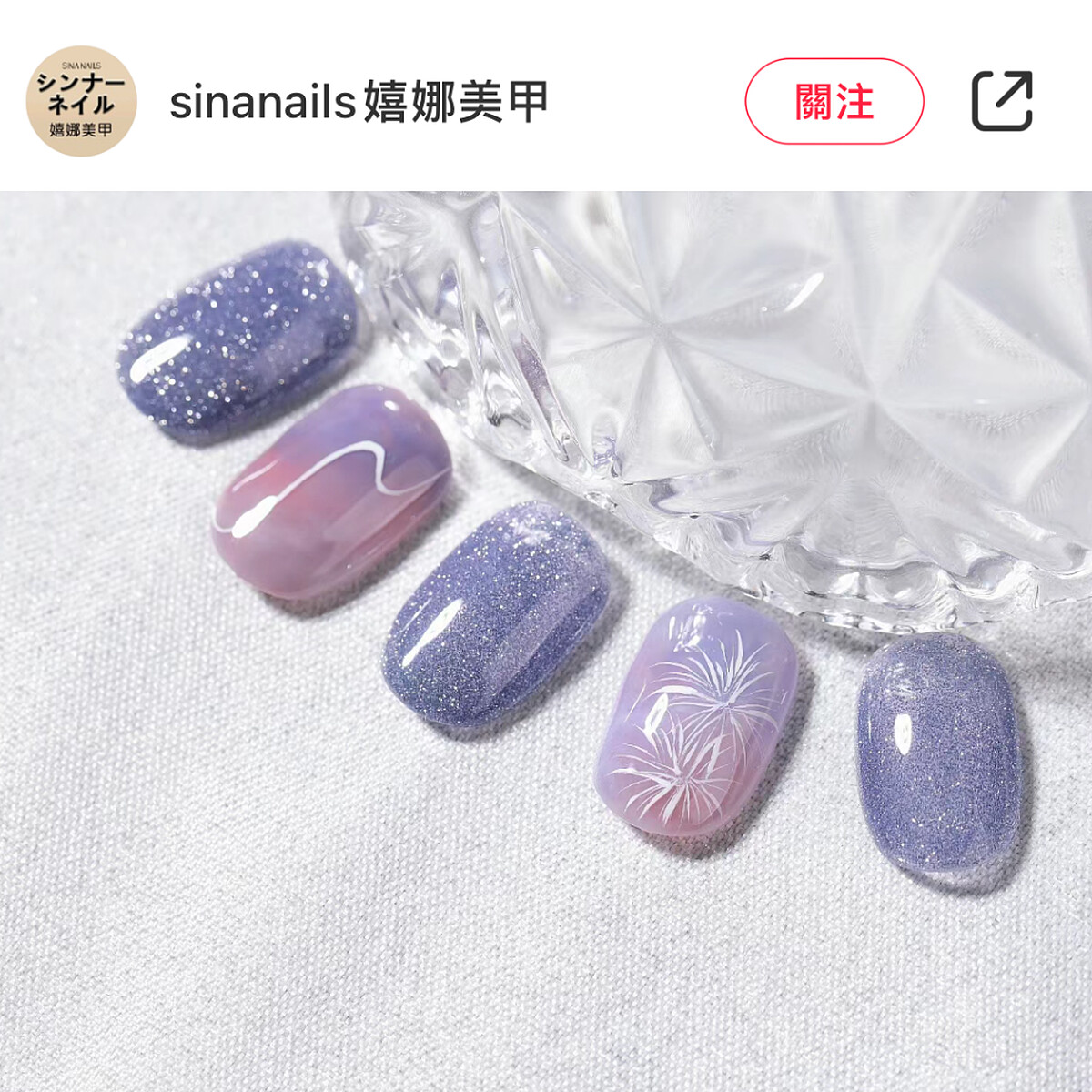 Photo/小紅書@sinanails嬉娜美甲