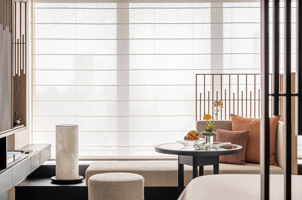 空間營造出濃厚的日式氛圍。