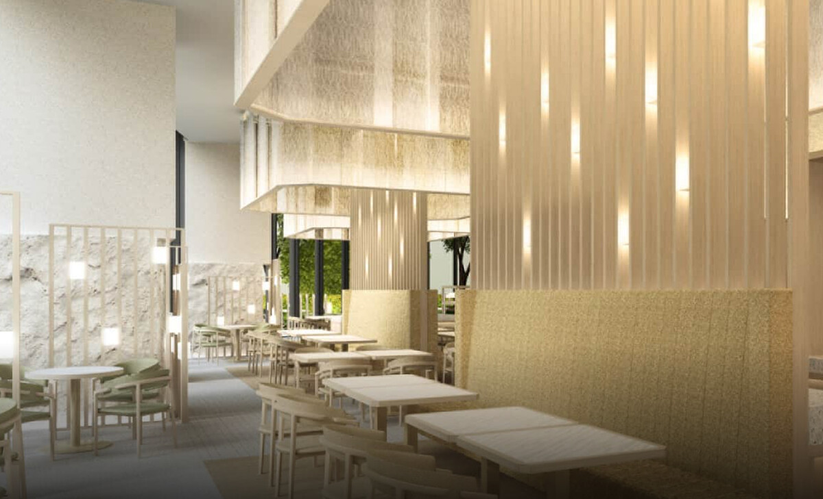 大廳設有全天候餐廳「Jardin」。