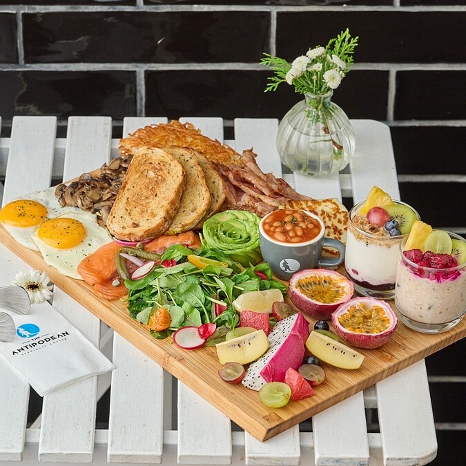 經典的「皇后大早餐」。