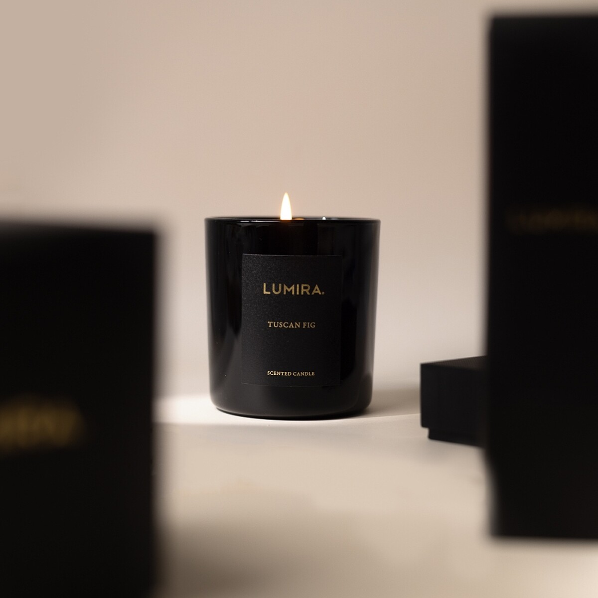 LUMIRA經典黑瓶蠟燭Tuscan Fig托斯卡尼無花果300g，NT2,880