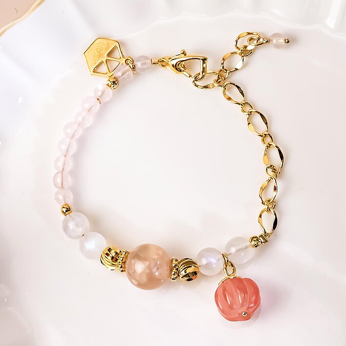 │石之王│櫻花戀曲水晶手鍊