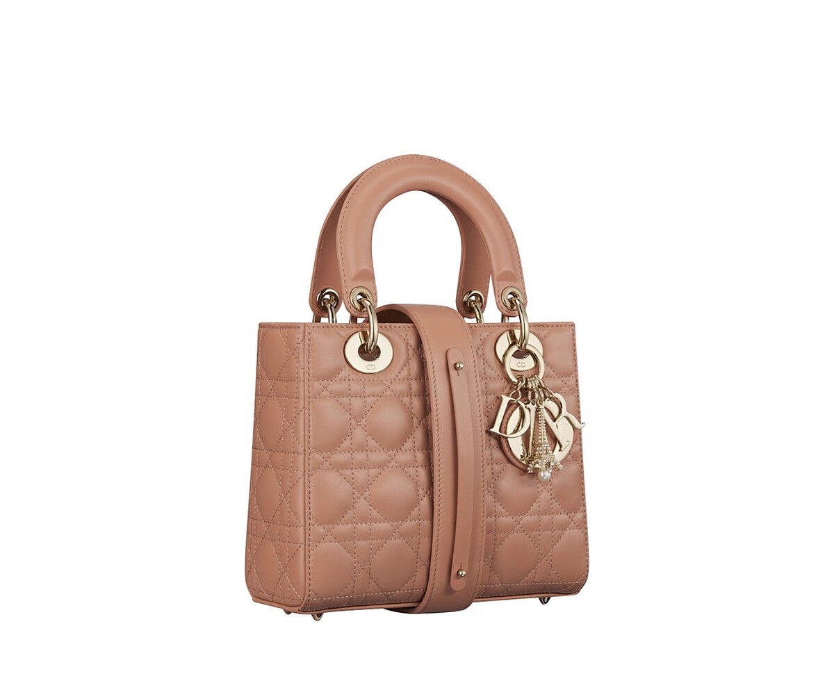 玫瑰裸色與艾菲爾鐵塔掛飾(小型款)