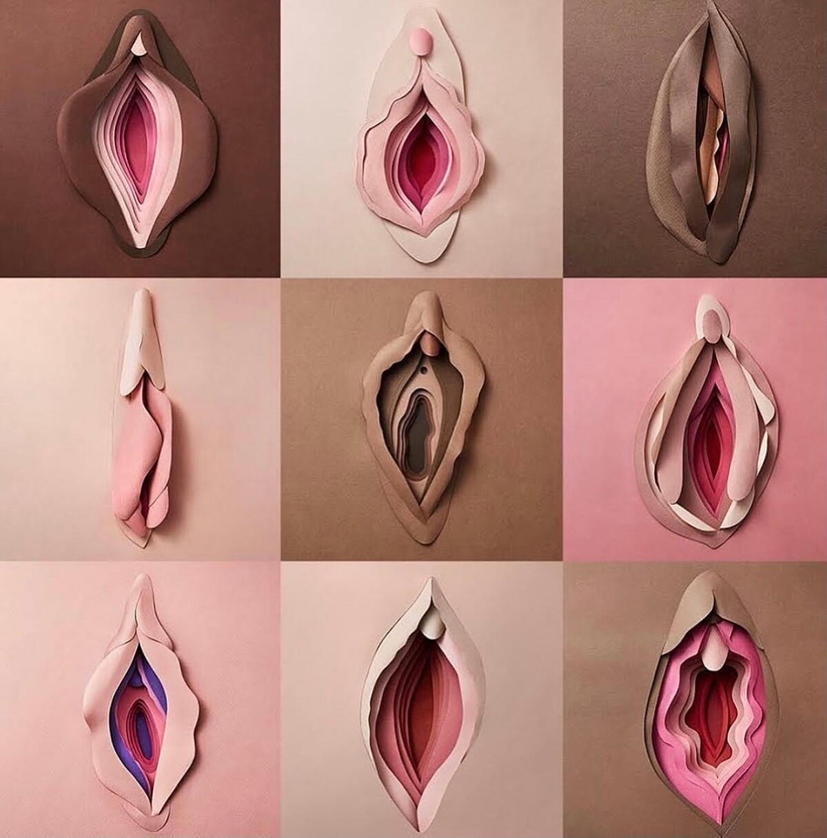 ▲ 私密處就如同我們的五官，有各式各樣的形狀，每個都是獨一無二的自己 Photo/ladygradenfoundation