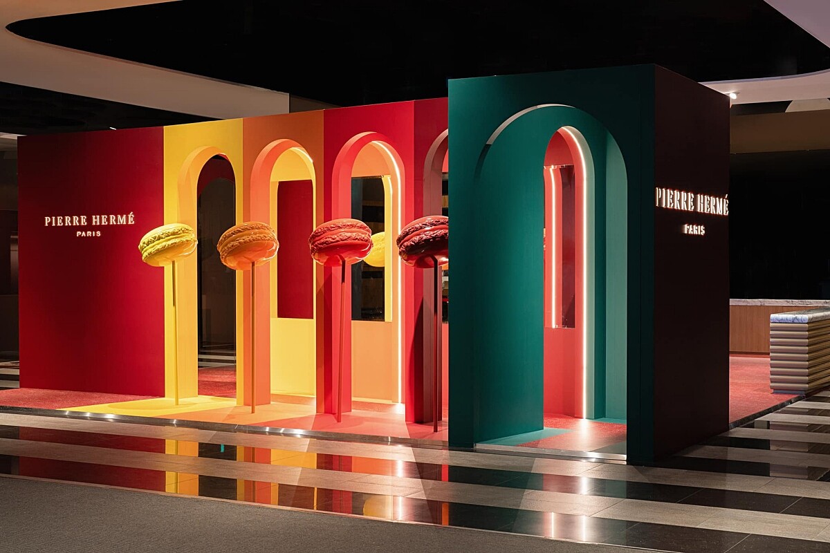 為喻信義商圈的快閃店空間。