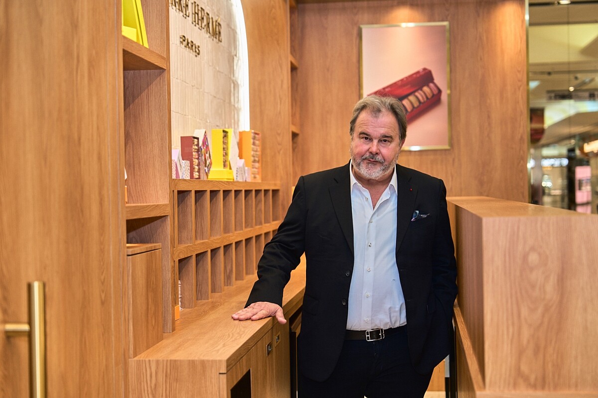 「Caf&eacute; Pierre Herm&eacute; Paris」開幕，Pierre Herm&eacute; 親自來台。