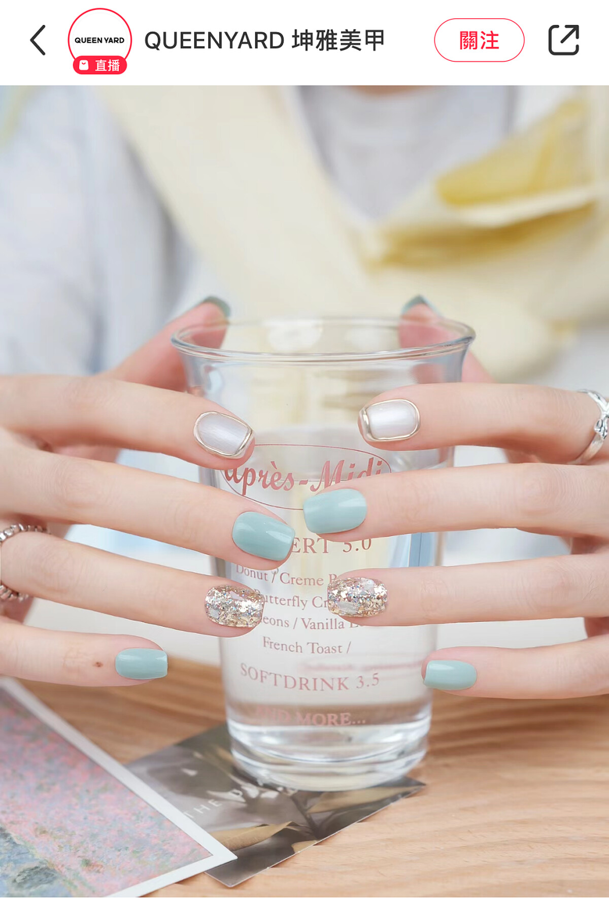 Photo/小紅書@QUEENYARD坤雅美甲