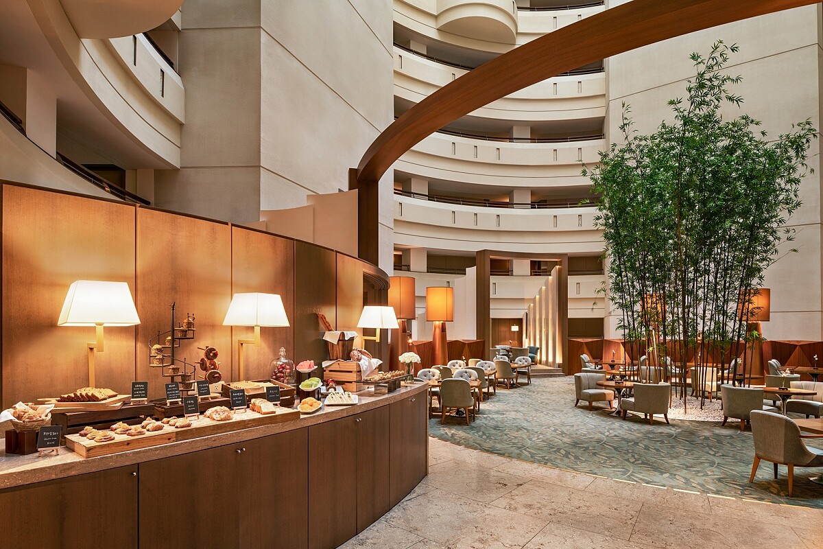 台南遠東香格里拉「大廳茶軒」空間。