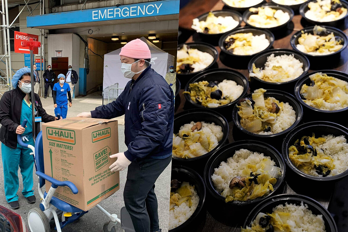 在疫情期間，Eric 與合夥人 Andy 用實際行動散播屬於臺灣人的溫暖，是紐約首波送便當到前線給醫護團隊的店家。