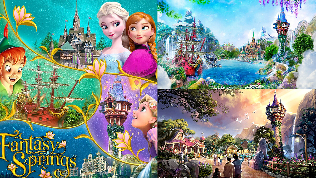 東京迪士尼海洋第8大園區「夢幻泉鄉Fantasy Springs」開幕！冰雪奇緣王國、樂佩公主高塔搶先曝光