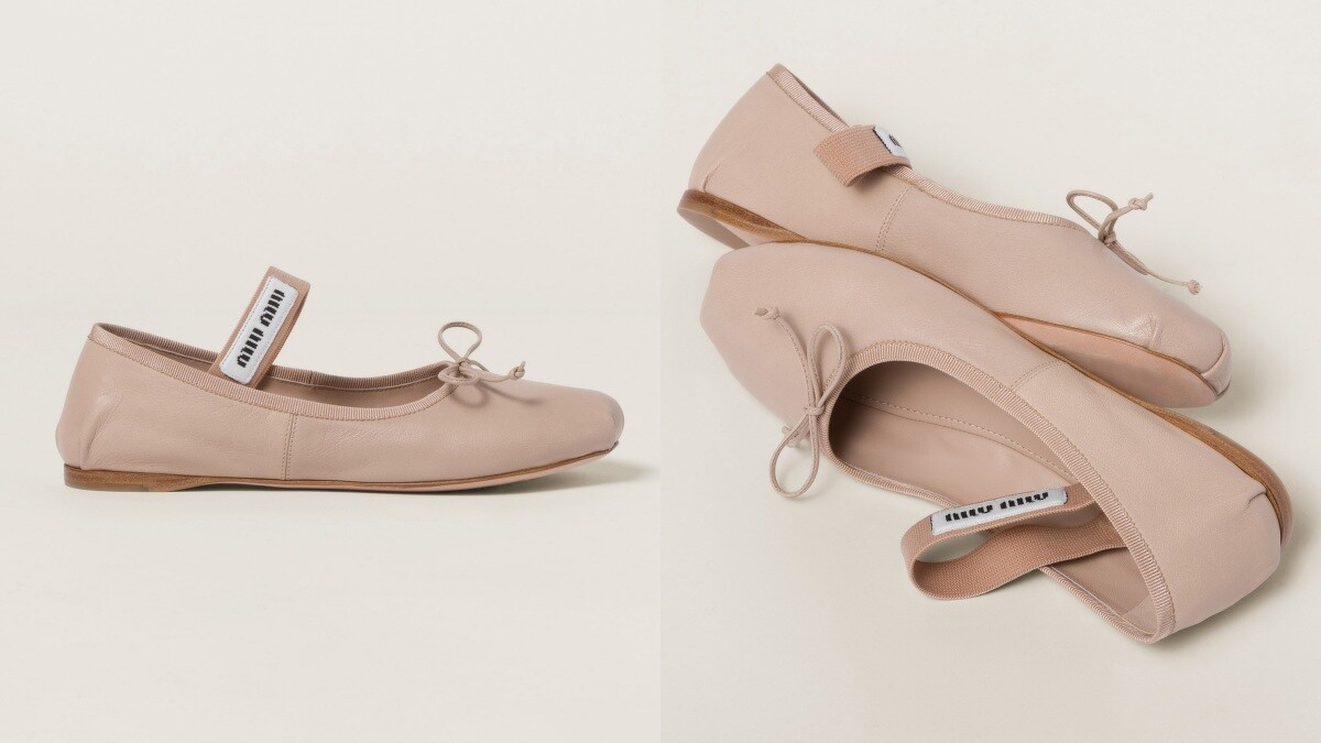 皮革芭蕾舞鞋 NT.33,000