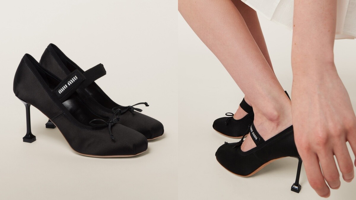 綢緞高踭鞋 NT.37,000