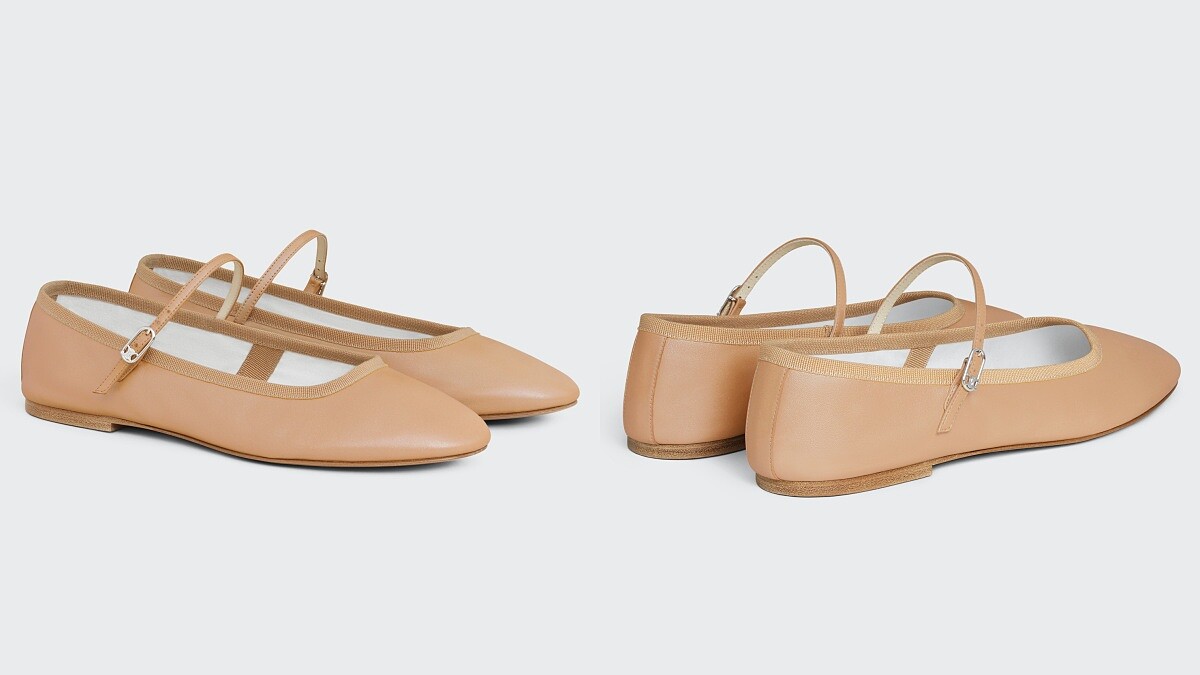 珠光皮革平底鞋 NT.28,500