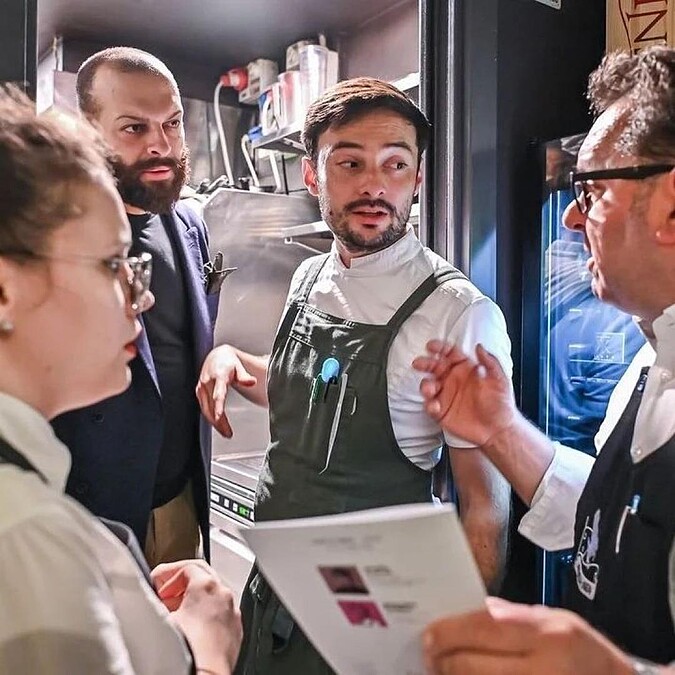 Leo 曾與 Chef Richie 在「Noma」共事過。