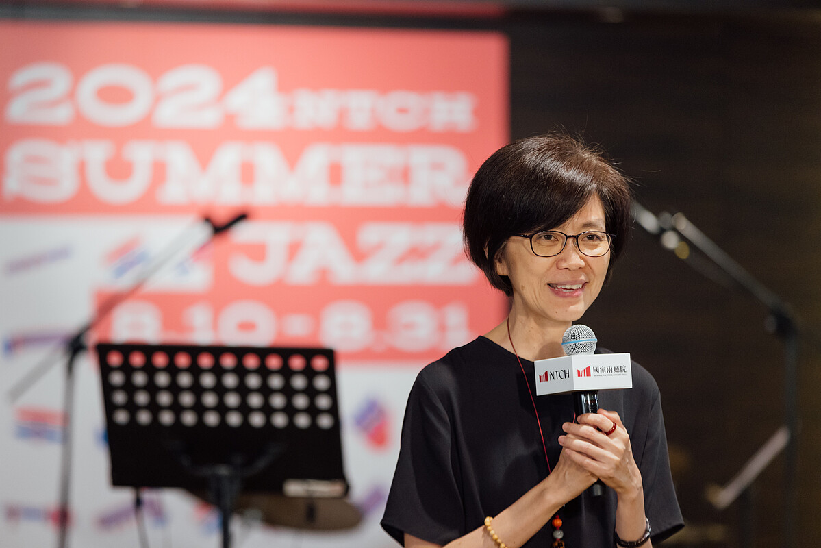 國家兩廳院藝術總監劉怡汝致詞。圖片提供:國家兩廳院;攝影:蔡耀徵。