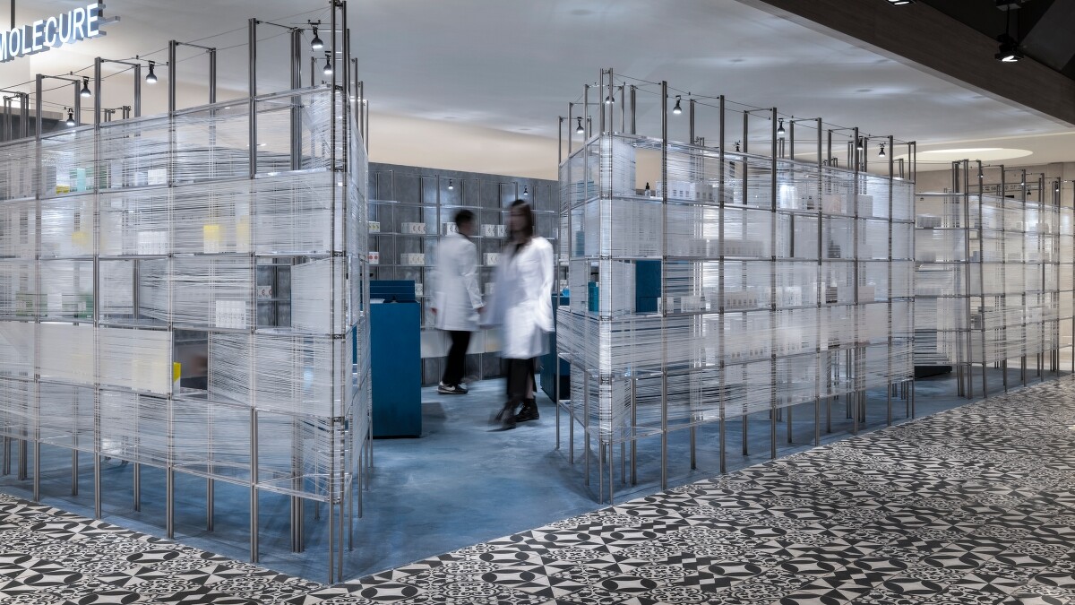 顛覆傳統藥局印象的「分子藥局 NORTH HUB」。