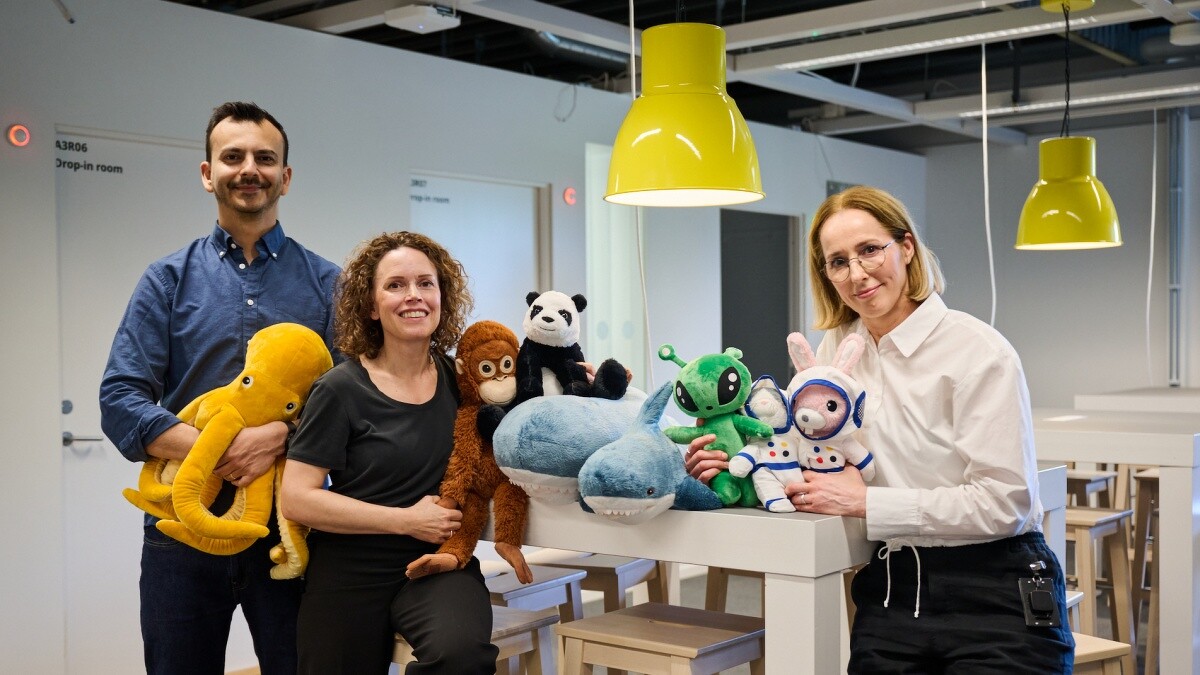 負責設計兒童玩具的設計師Jorge Omar、Santoyo Henaine、Danguole Gvaldiene