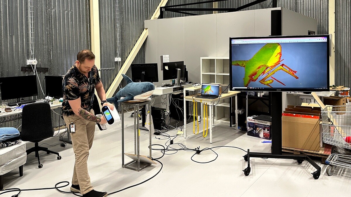 「IKEA宣傳製作中心」工作人員展示3D技術