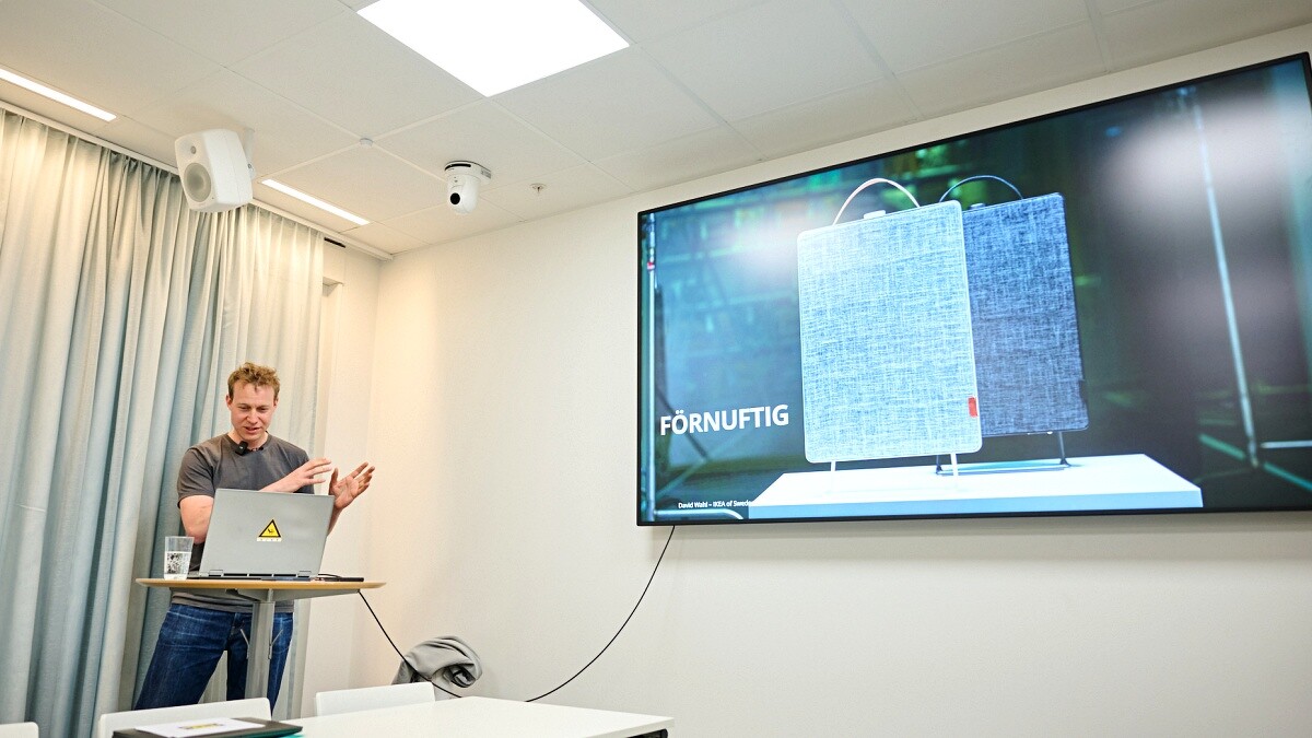 品牌設計師David Wahl以流利中文介紹創意發想歷程