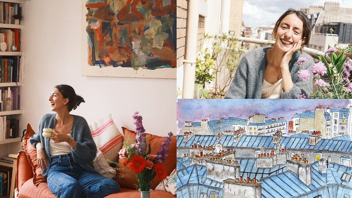 巴黎女子｜插畫&amp;amp;針織藝術家 Camille Witt 眼中的法式光景：「巴黎的美，藏在瑣碎的日常中。」