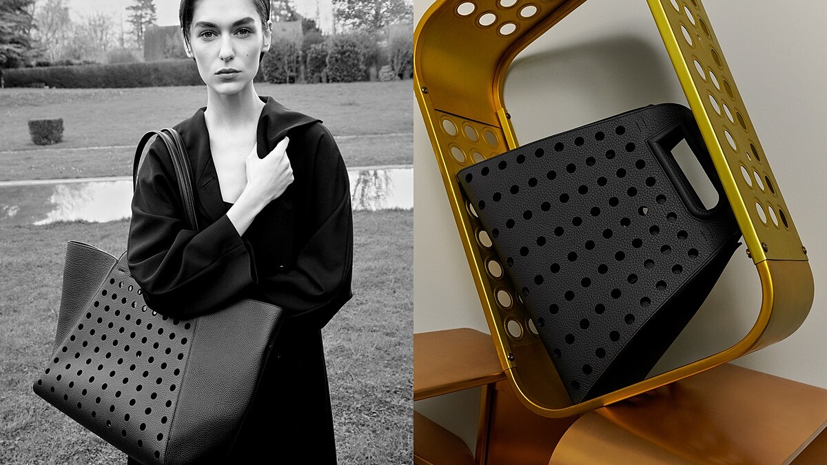 大包+1！比利時皇家御用品牌Delvaux全新L&amp;#039;Airess洞洞包登場，「雙翼」拉開空間一秒加倍