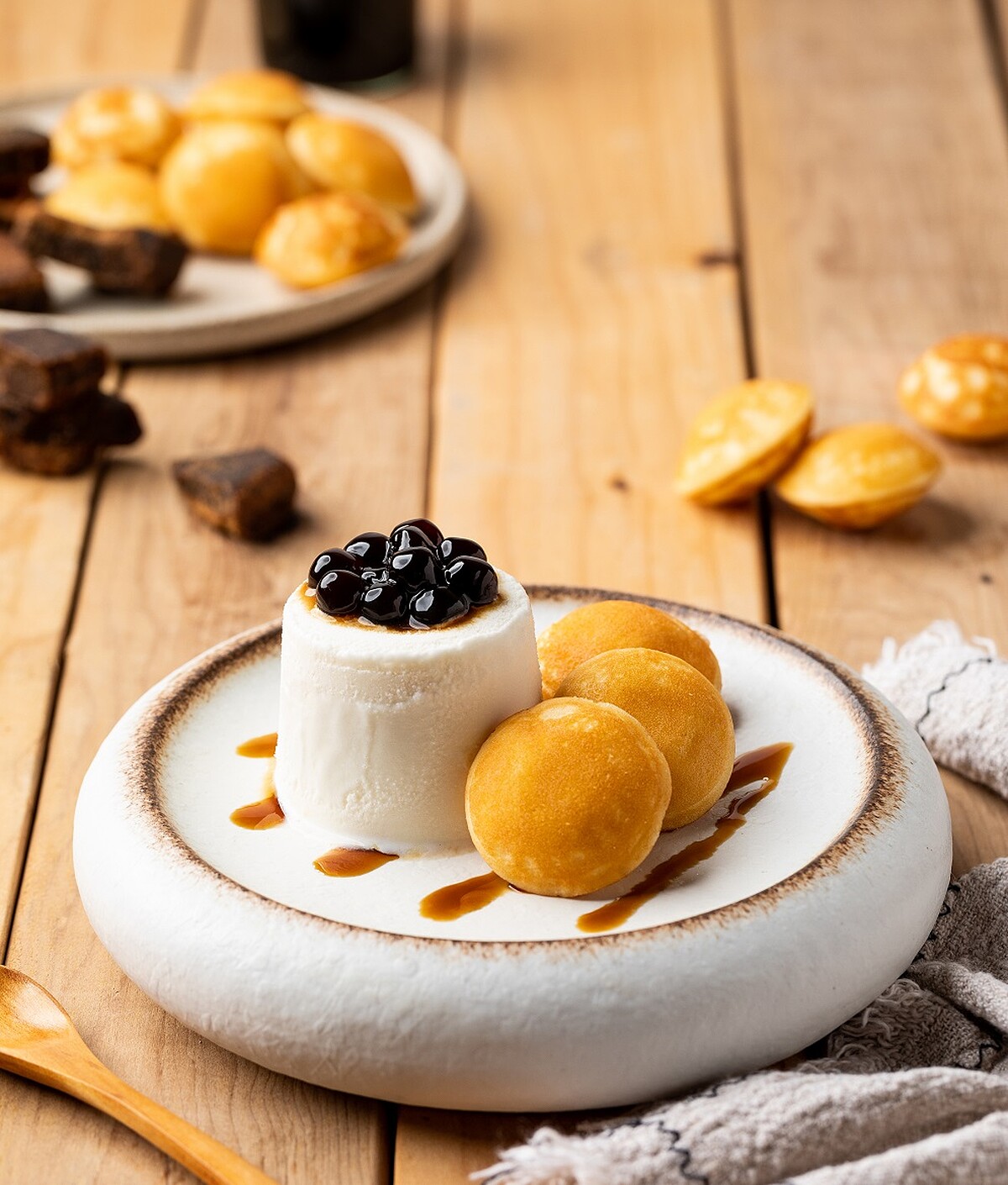 人氣霜淇淋珍珠豆腐冰淇淋