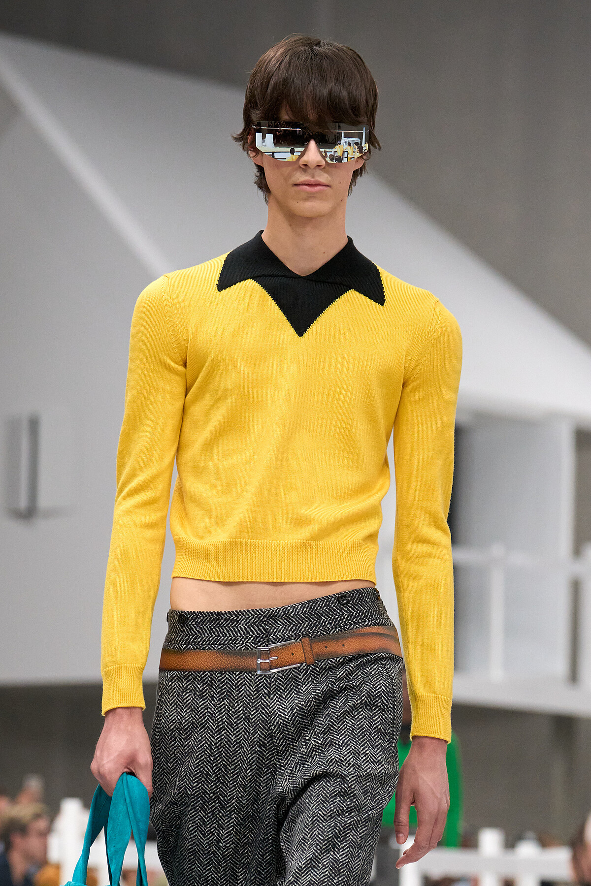 Prada 2025SS 男裝系列。