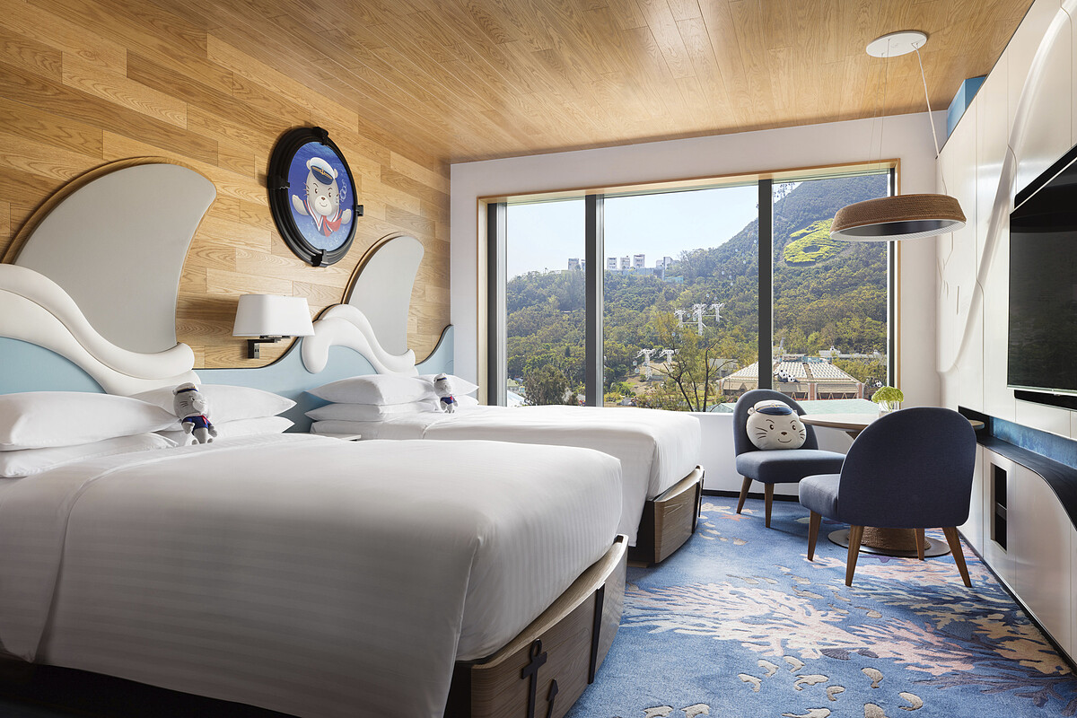 香港海洋公園萬豪酒店「威威潛艇」主題套房