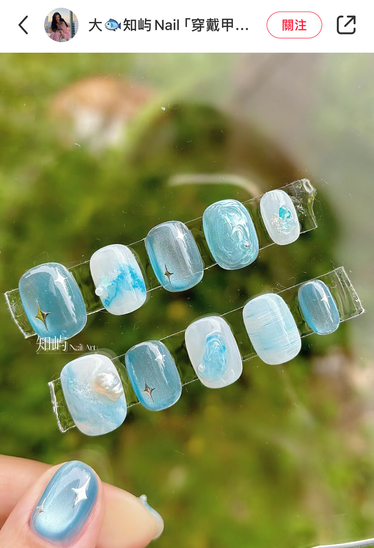 Photo/小紅書@大?知屿Nail「穿戴甲定制