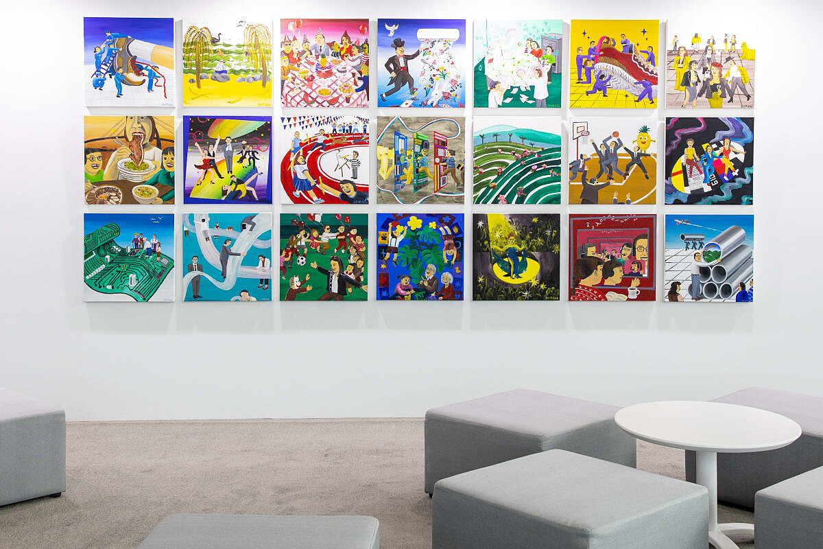 台北當代2020瑞銀典藏廳現場：黃海欣，《無題》，2019年。&copy; Huang Hai-Hsin。攝影：Sean Wang。