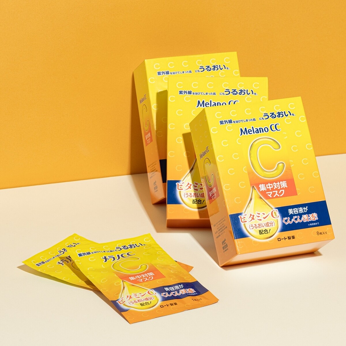 Melano CC高浸透維他命C集中對策面膜8片,NT499