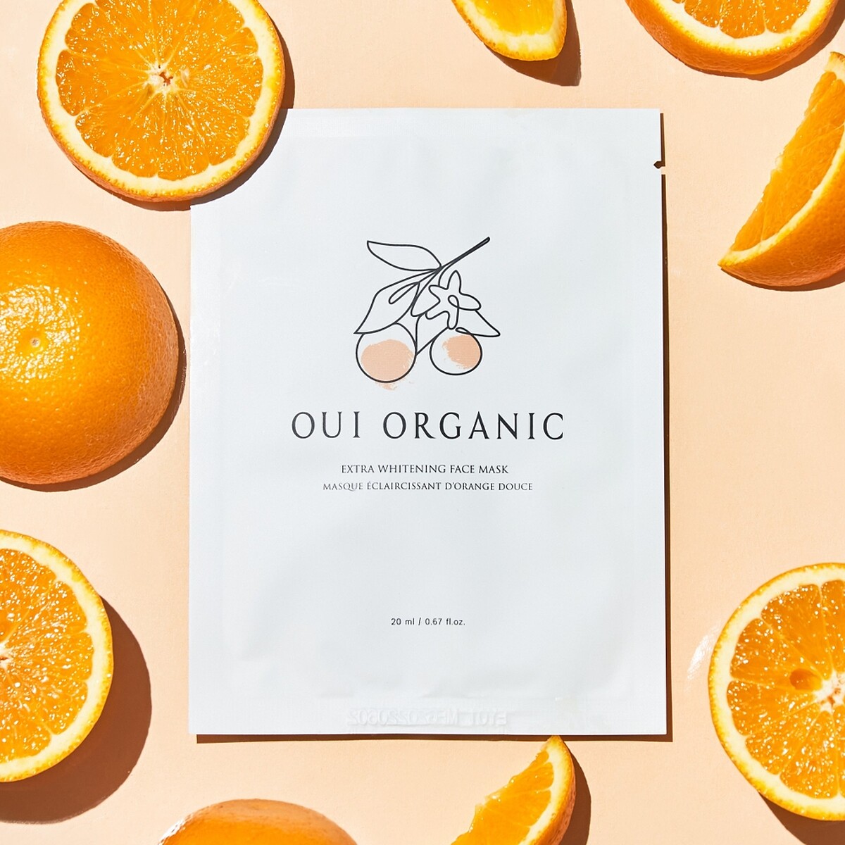 OUI ORGANIC甜橙淨白極光面膜5入,NT1,160